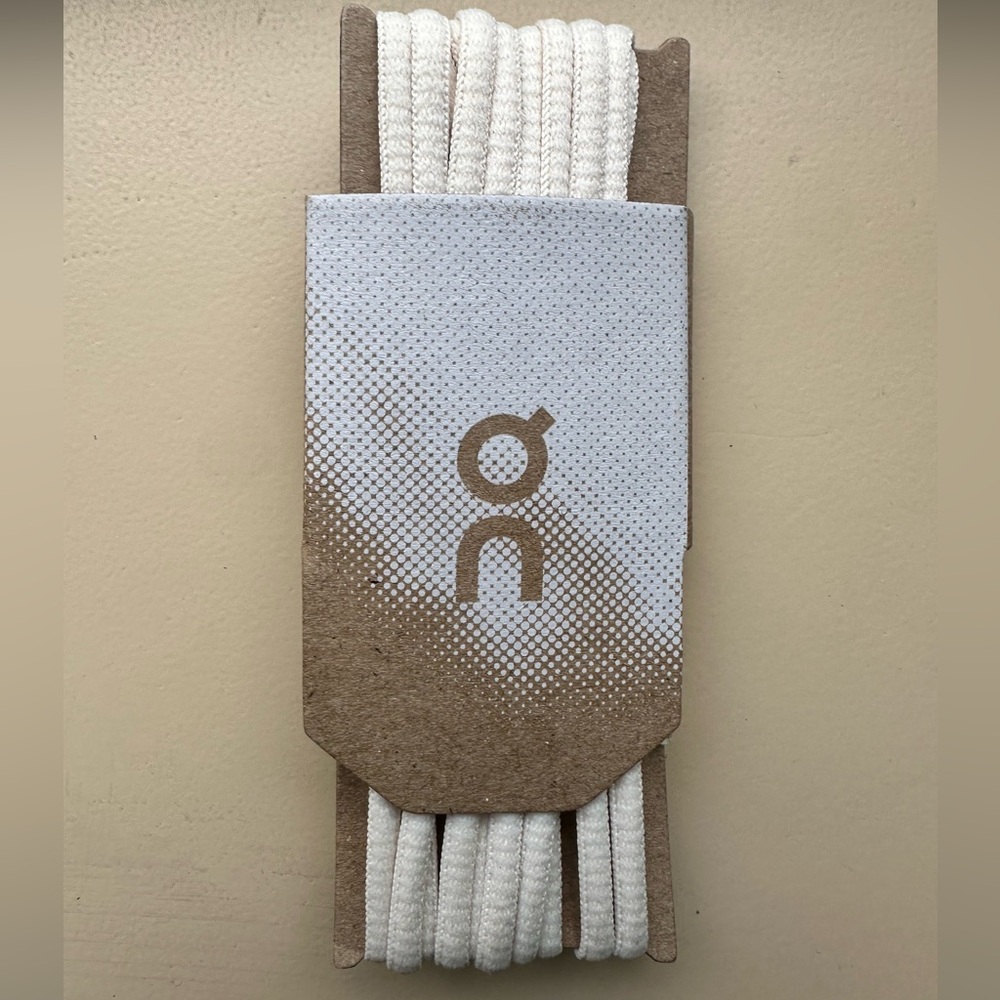 On cloud put me on active athletic running shoe laces replacement cream color